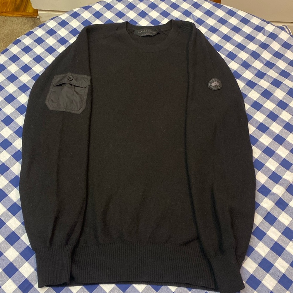 Canada Goose Silvertown Sweater BLACK LARGE